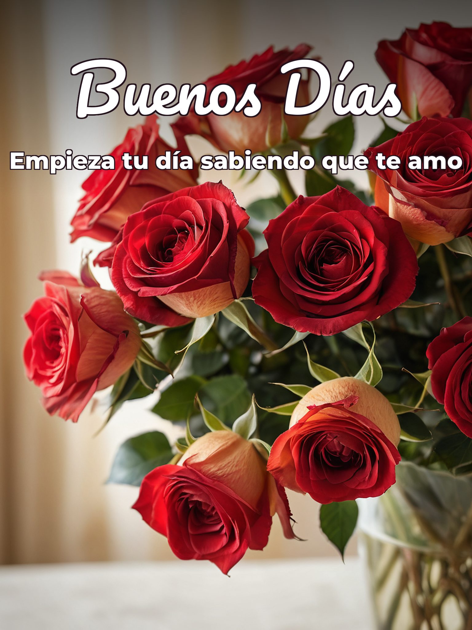 Desear buenos días a tu amor para WhatsApp