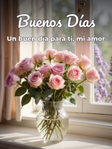 Desear buenos días con amor