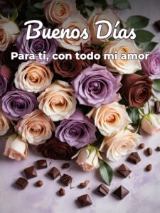 Desear buenos días con amor para celular