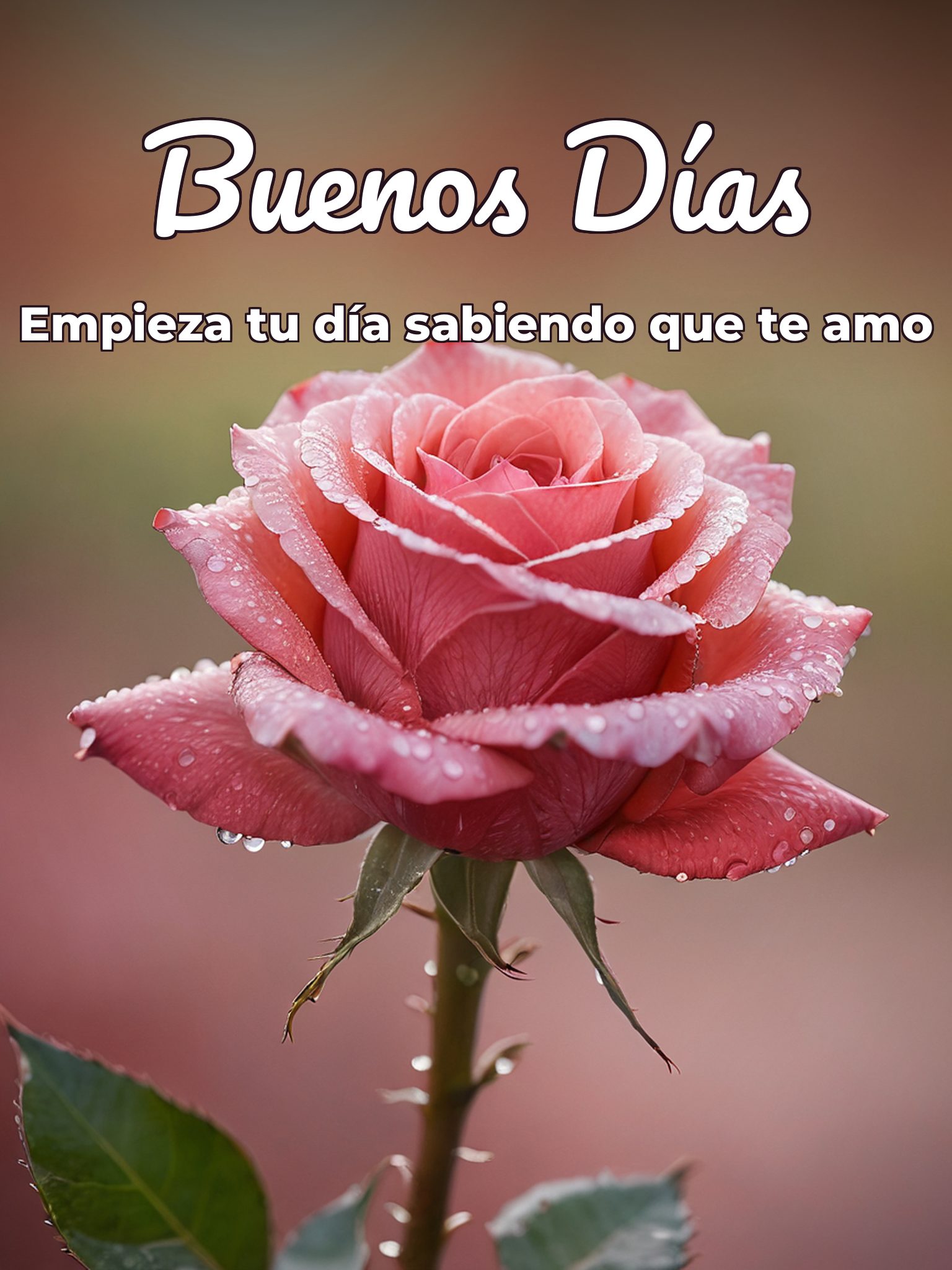 Desear buenos días con amor para Facebook