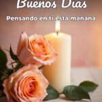 buenos días pensando en ti esta mañana