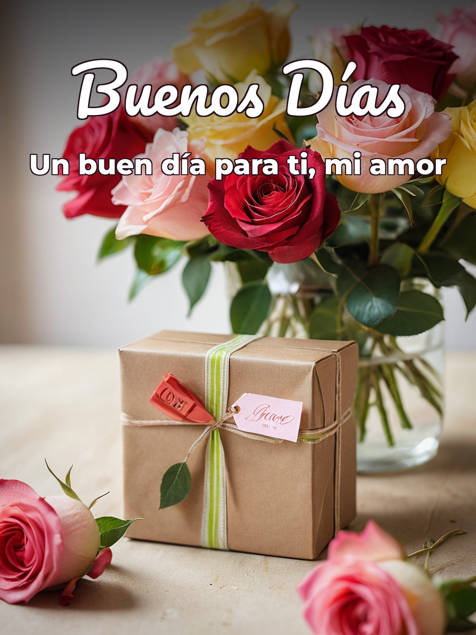 Desear buenos días con amor para WhatsApp