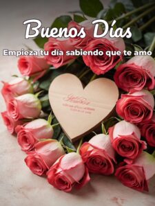Desear buenos días para mi amor