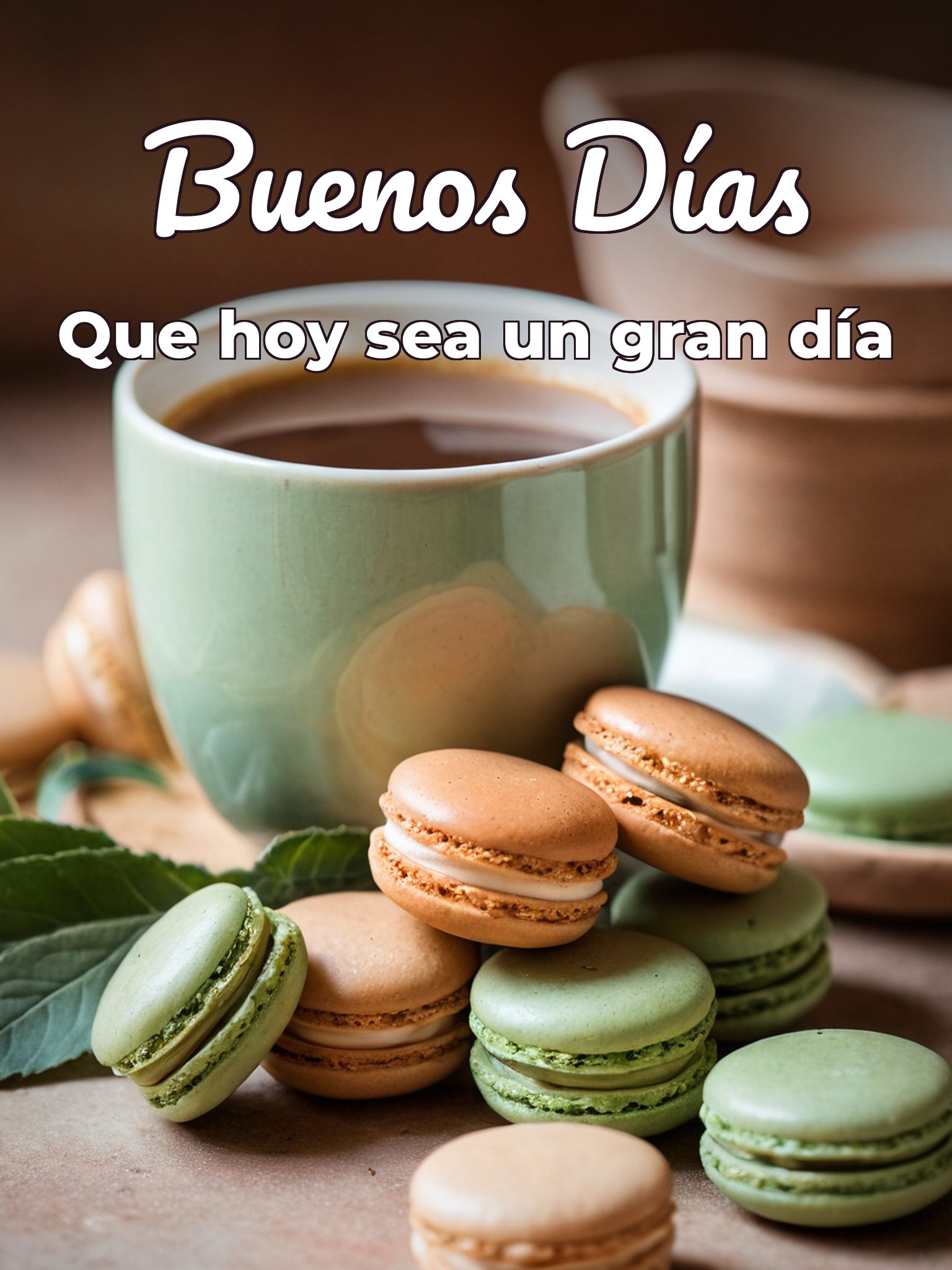 Desear buenos días
