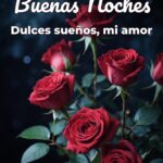 buenas noches dulces sueños, mi amor