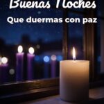 buenas noches que duermas con paz