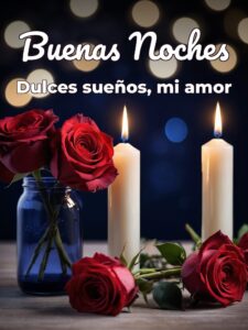 Deseos de buenas noches amor para Facebook