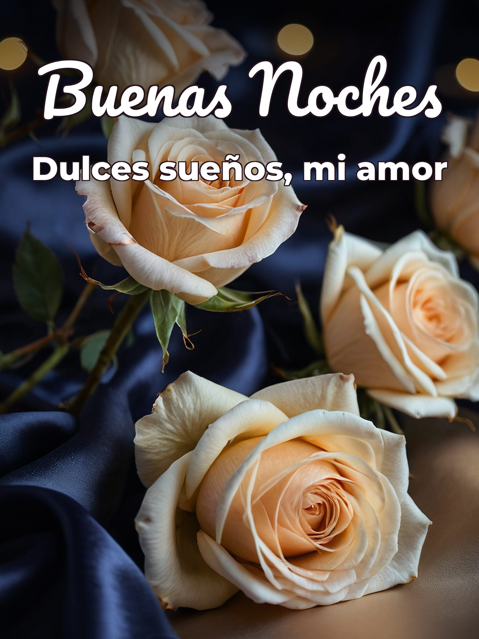 Deseos de buenas noches amor para WhatsApp