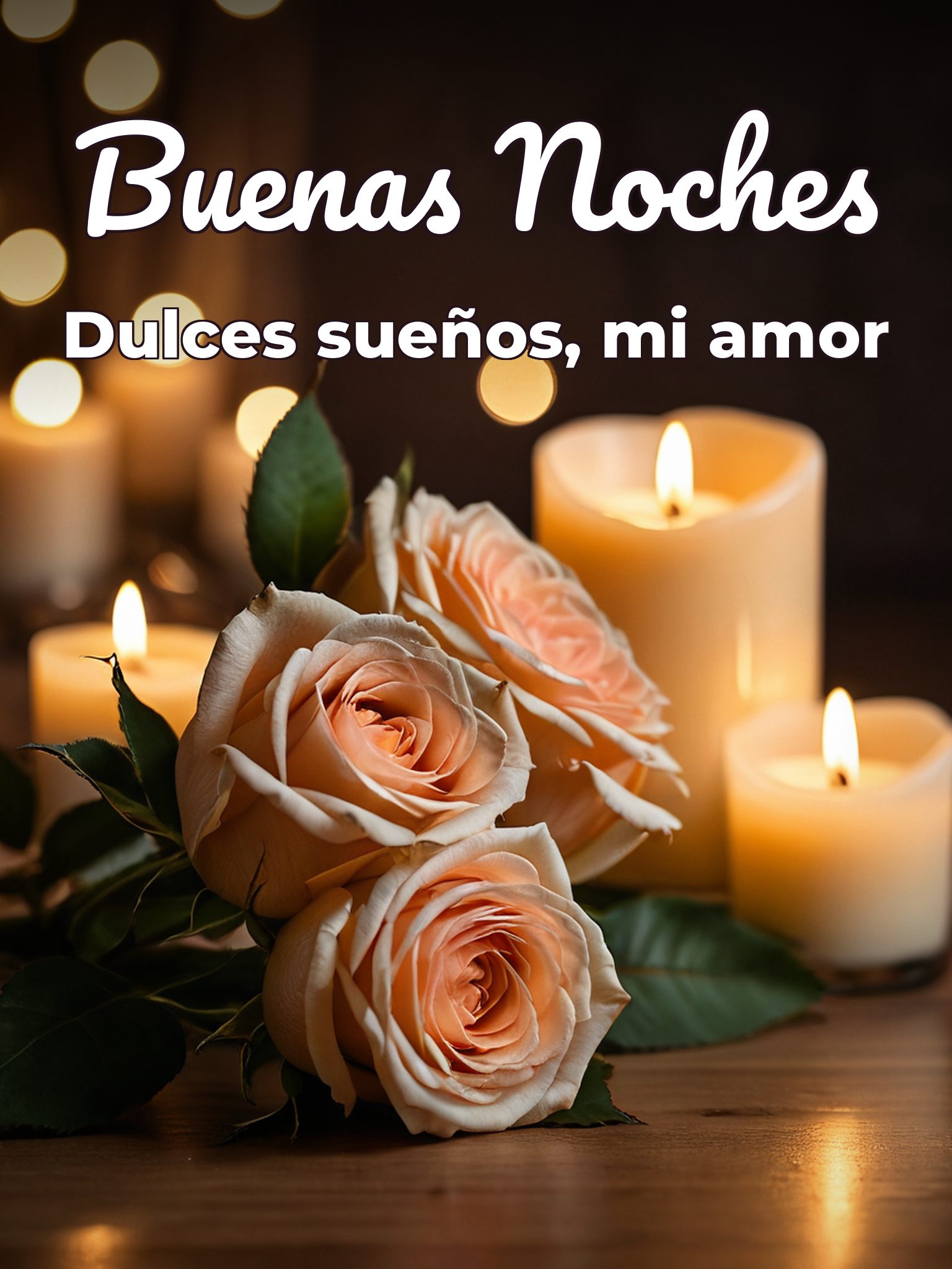 Deseos de buenas noches para un amor