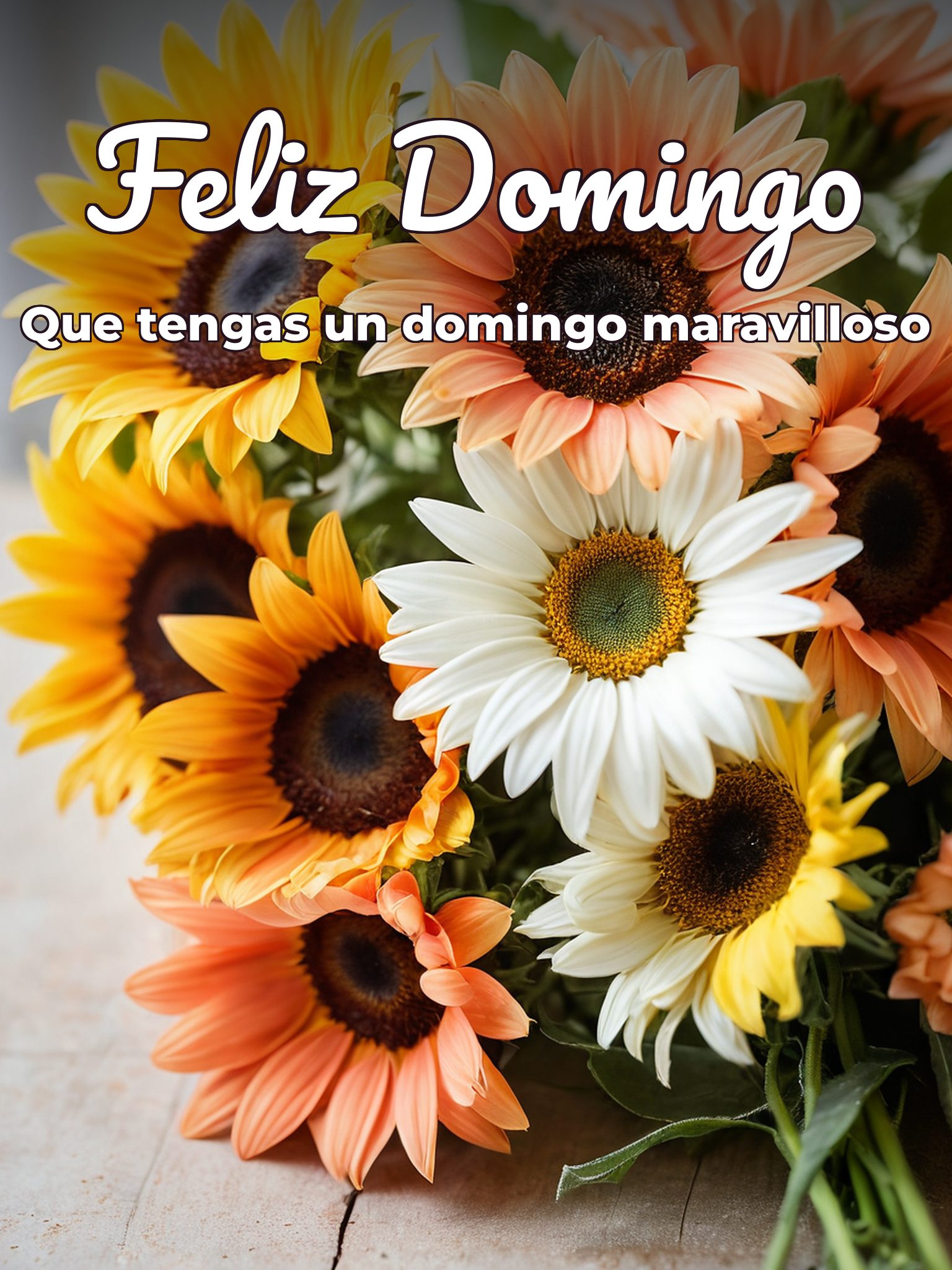 Deseos de feliz domingo para celular