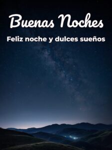 Dibujos de buenas noches gratis
