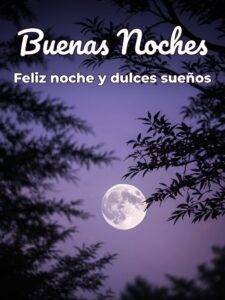 Dibujos de buenas noches gratis para WhatsApp