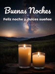Dulces palabras de buenas noches para celular
