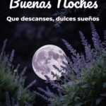 buenas noches que descanses, dulces sueños
