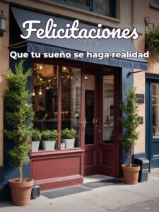 Felicitaciones por Nuevo Negocio con Imágenes
