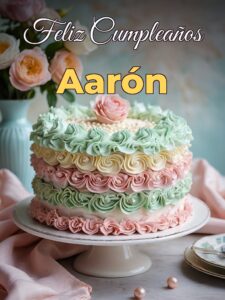 Feliz cumpleaños aarón