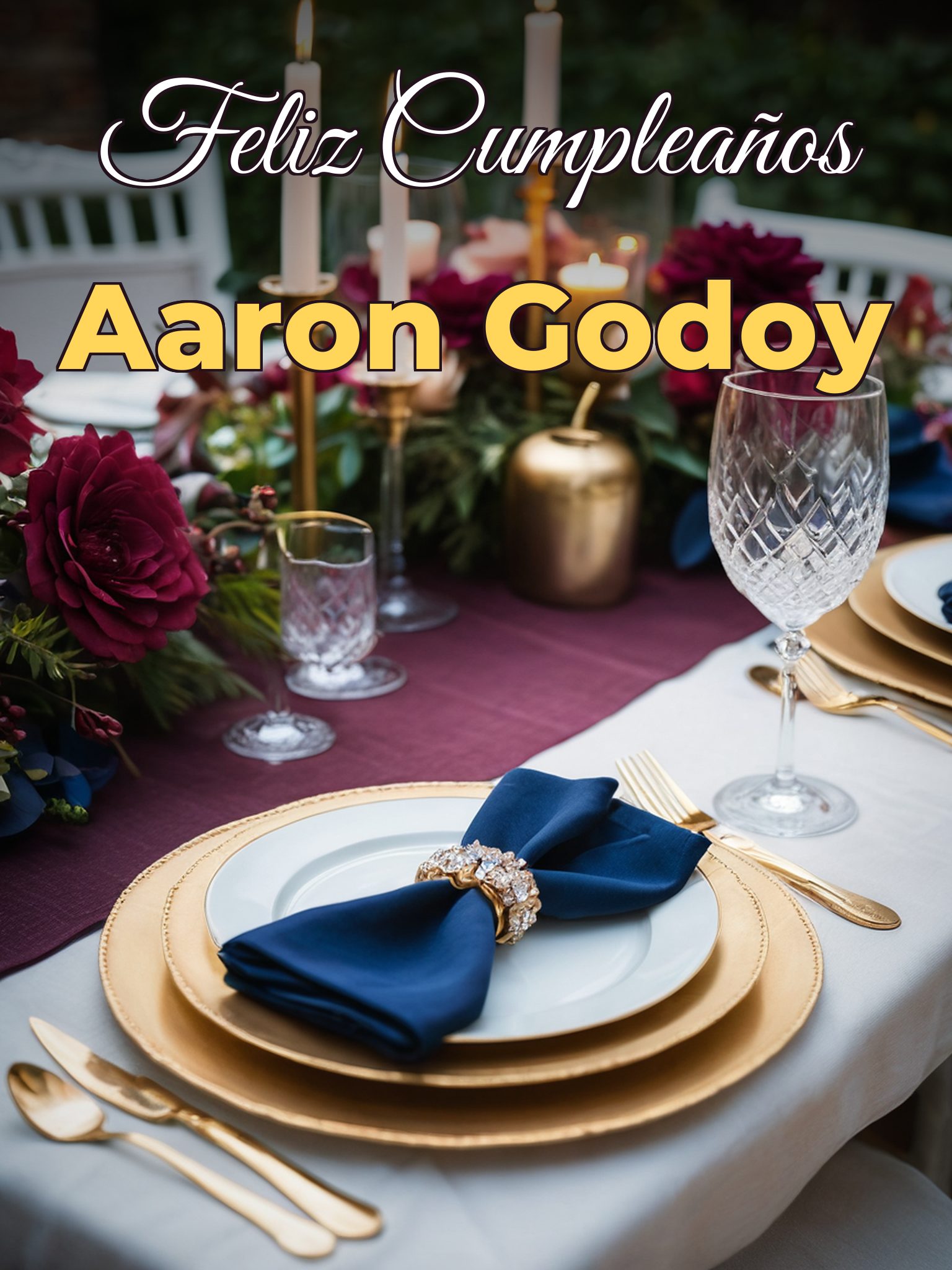 Feliz cumpleaños aaron godoy