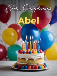 Feliz cumpleaños abel