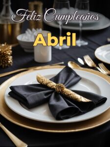 Feliz cumpleaños abril