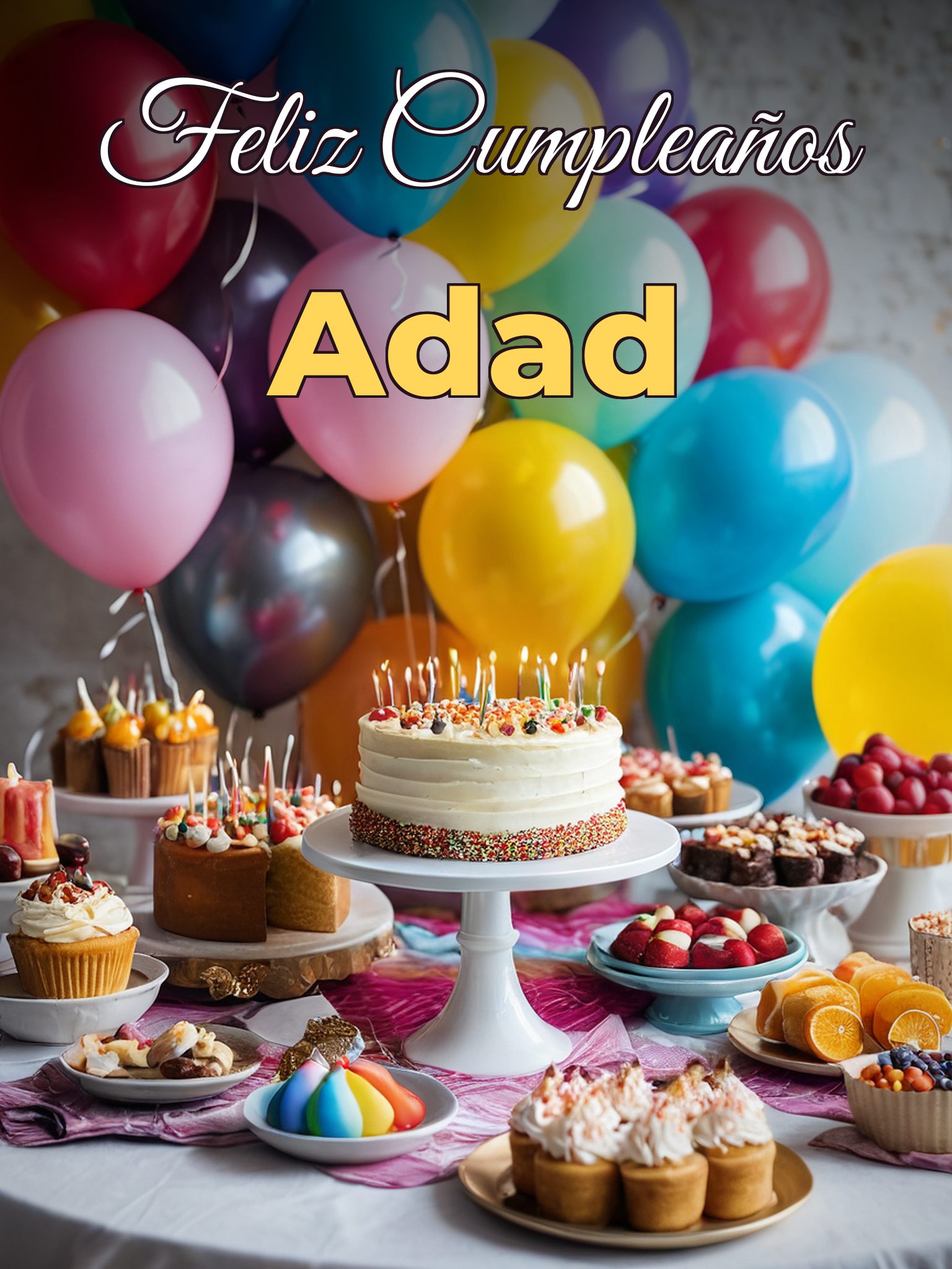 Feliz cumpleaños adad