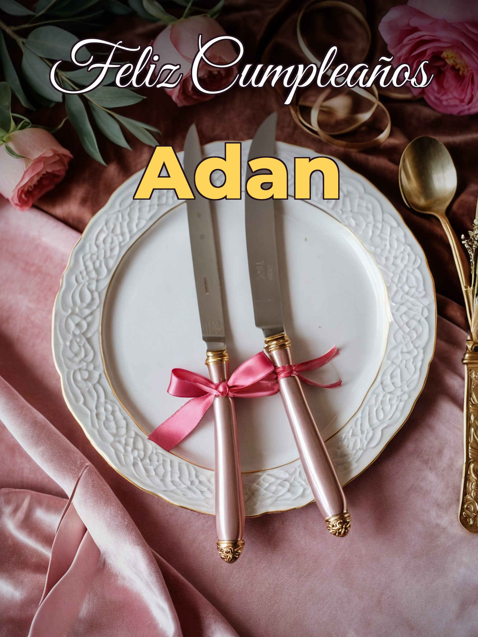 Feliz cumpleaños adan