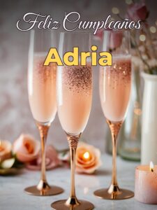 Feliz cumpleaños adria
