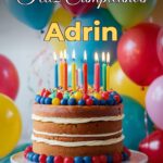 feliz cumpleaños adrin
