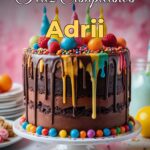 feliz cumpleaños adrii