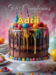 Feliz cumpleaños adrii