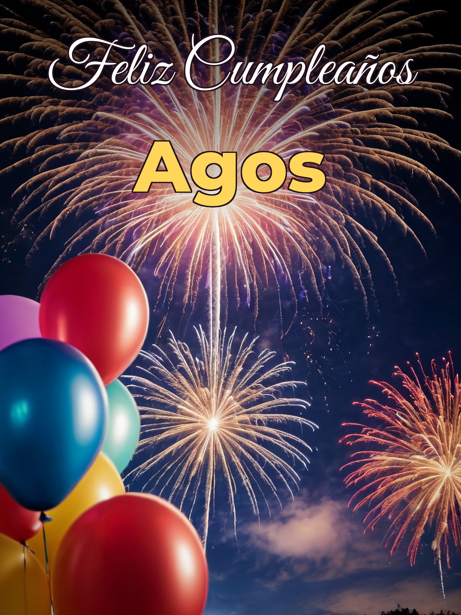 Feliz cumpleaños agos