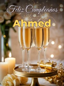 Feliz cumpleaños ahmed