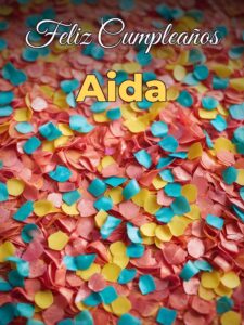 Feliz cumpleaños aida