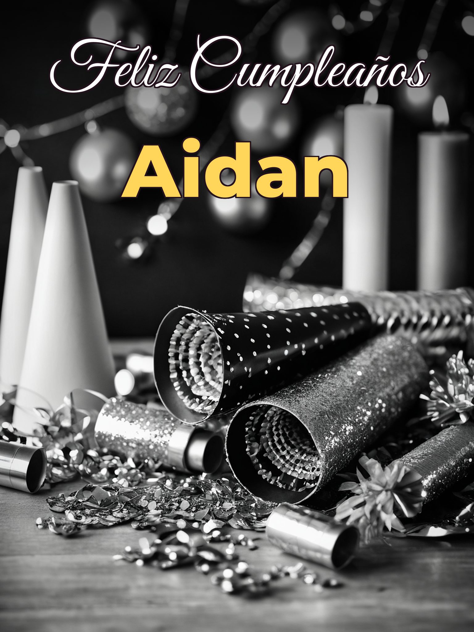 Feliz cumpleaños aidan