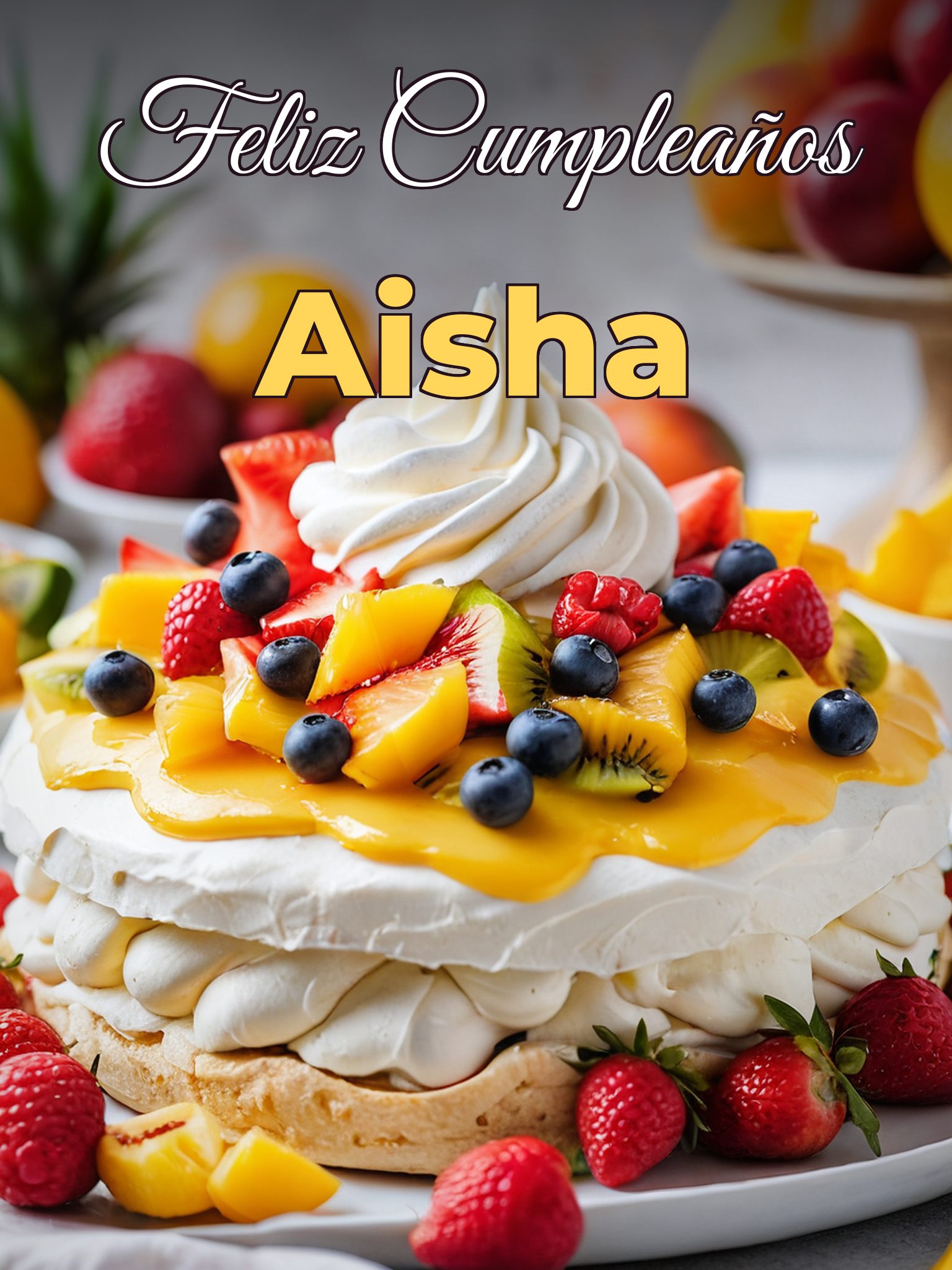 Feliz cumpleaños aisha
