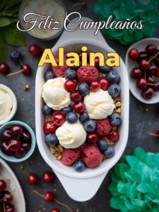 Feliz cumpleaños alaina
