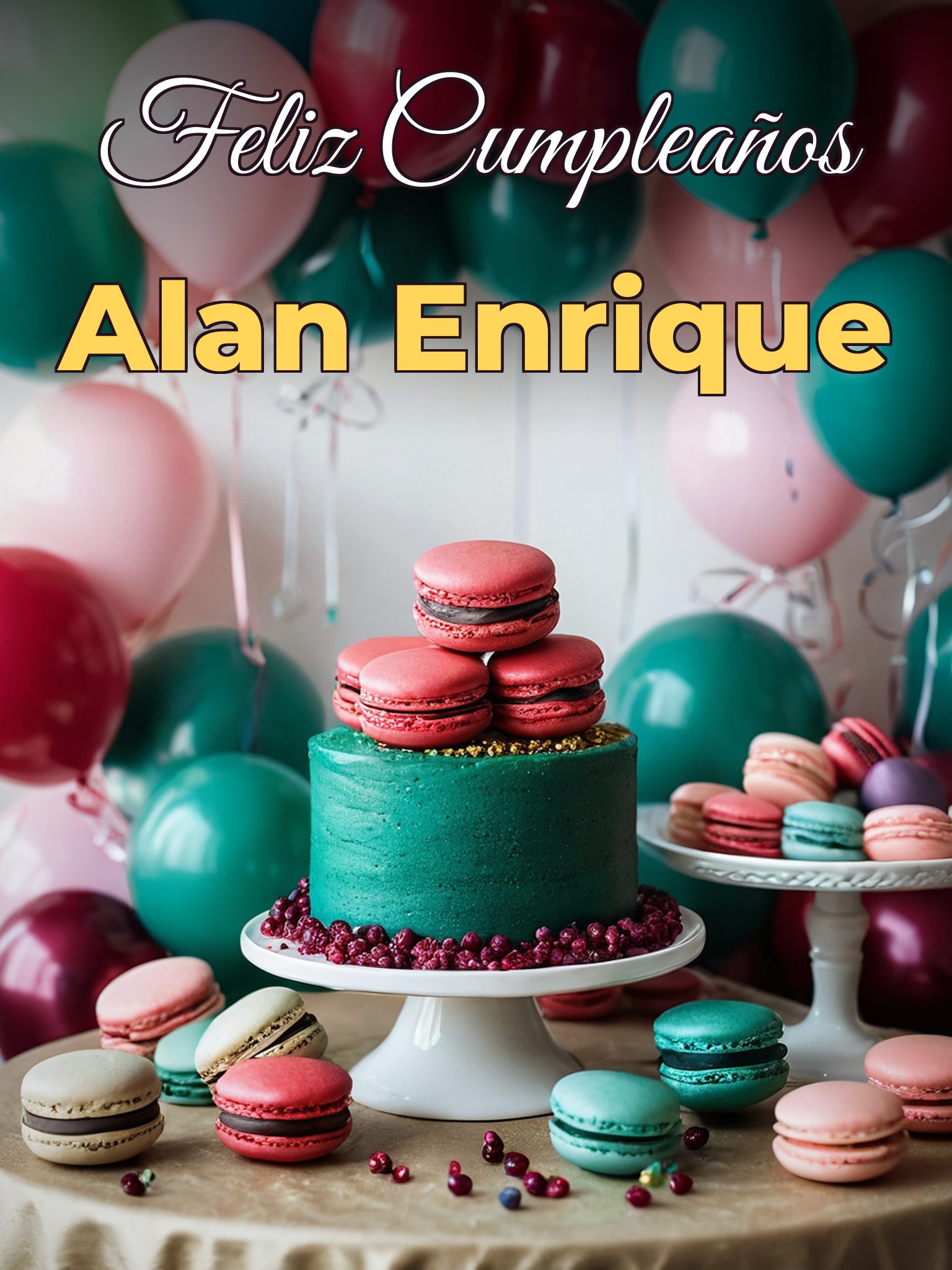 Feliz cumpleaños alan enrique