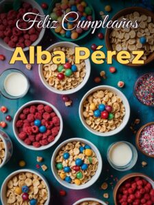 Feliz cumpleaños alba pérez