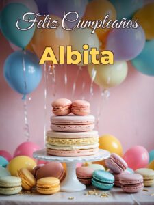 Feliz cumpleaños albita