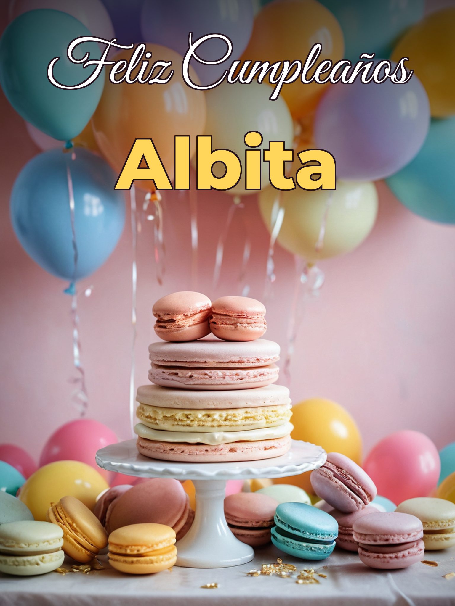 Feliz cumpleaños albita