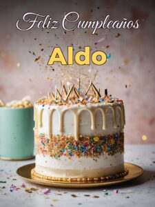 Feliz cumpleaños aldo