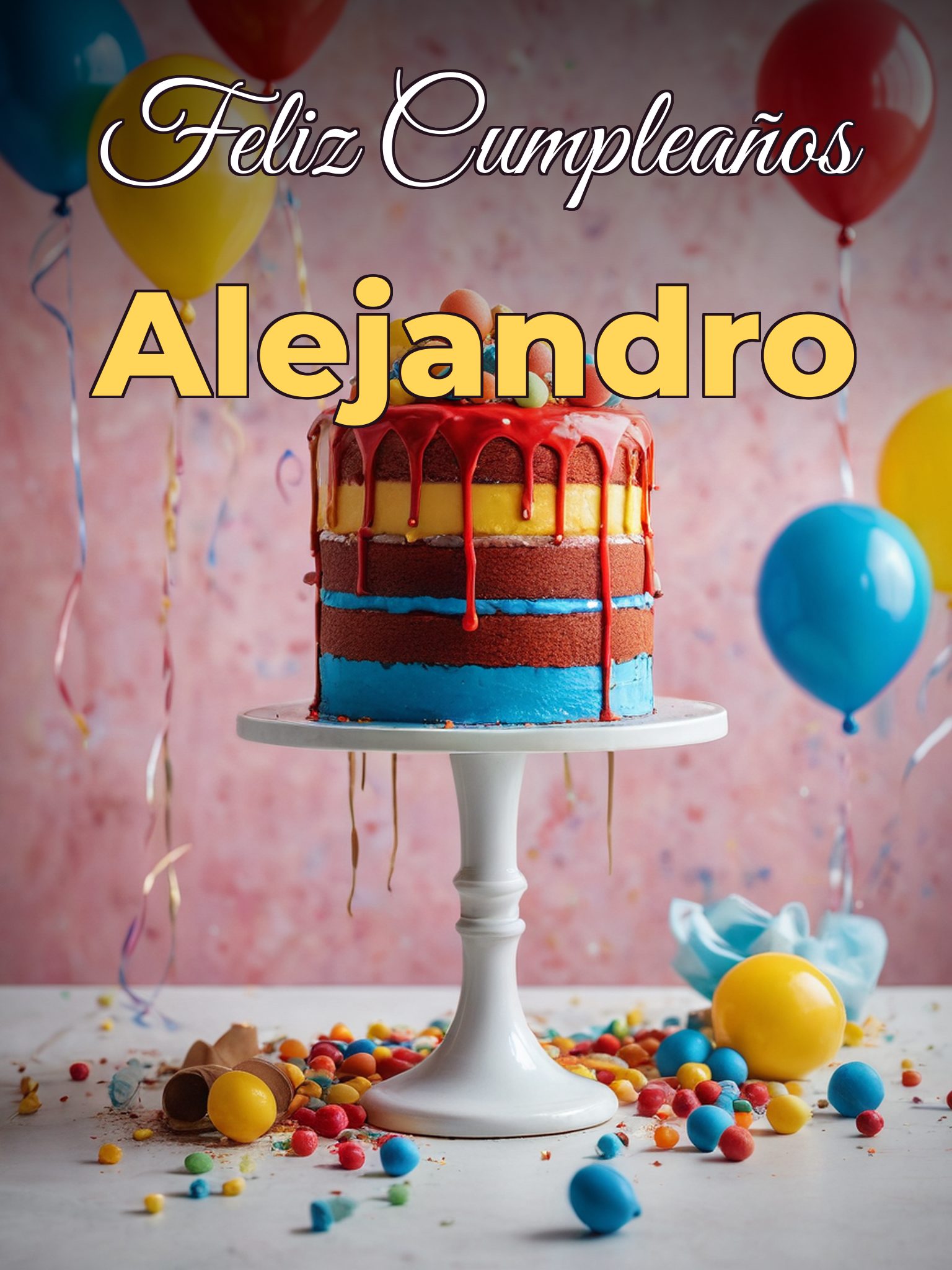 Feliz cumpleaños alejandro