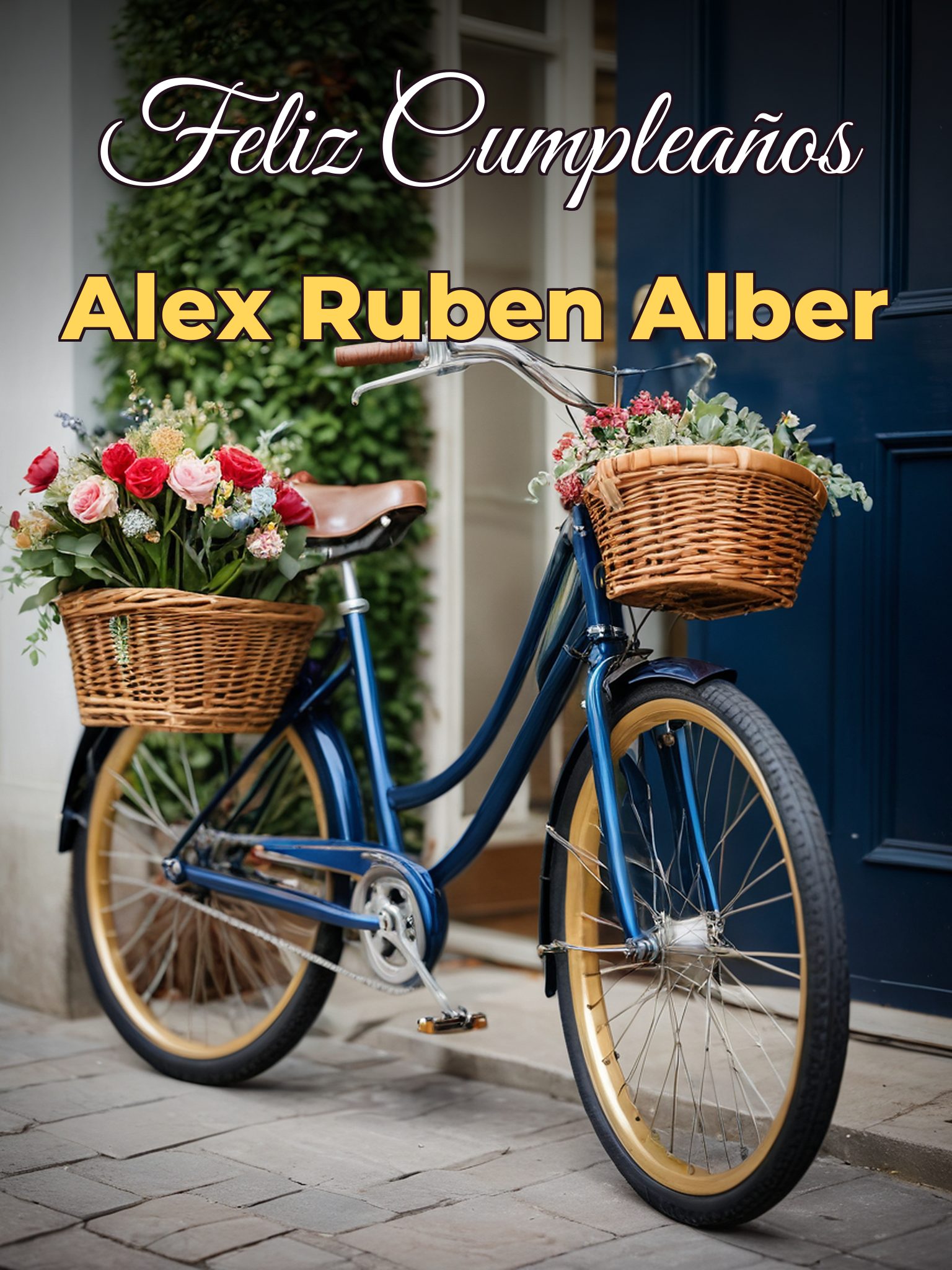 Feliz cumpleaños alex ruben alber