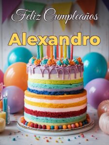 Feliz cumpleaños alexandro