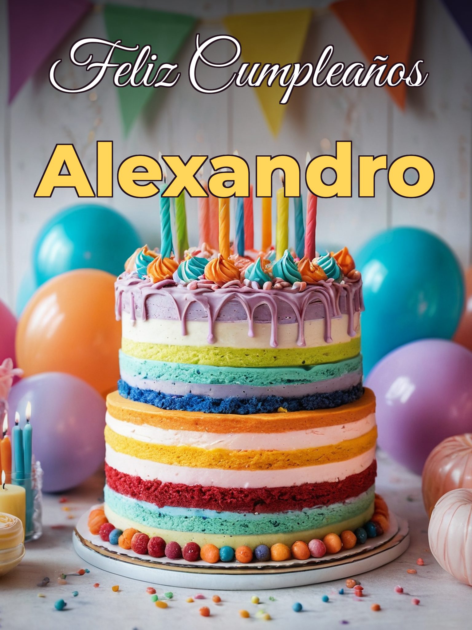 Feliz cumpleaños alexandro