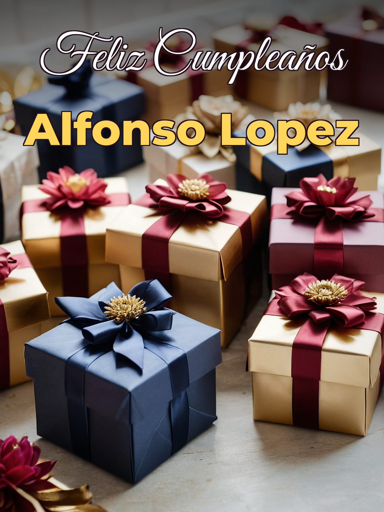 Feliz cumpleaños alfonso lopez