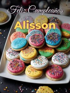 Feliz cumpleaños alisson