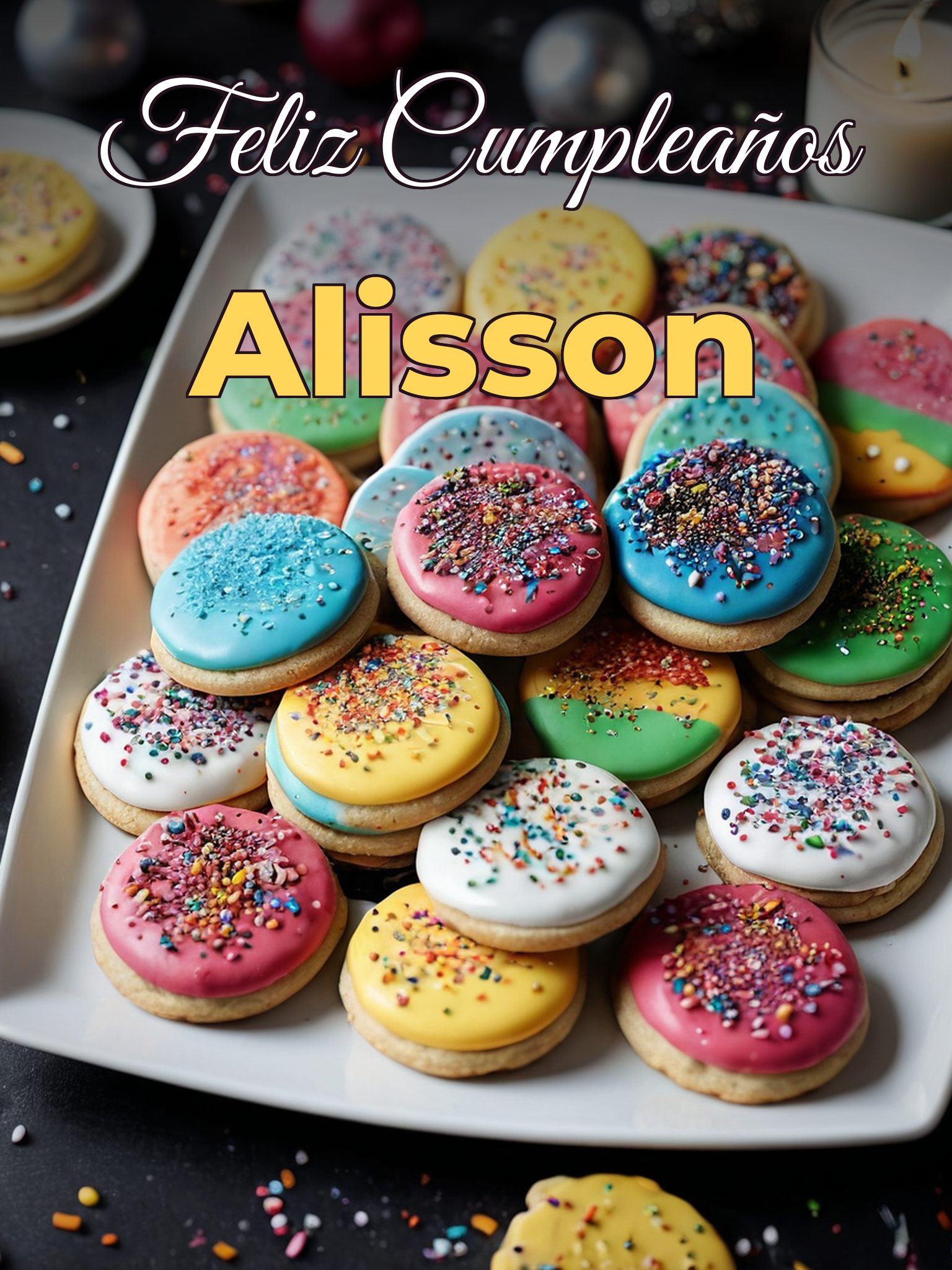 Feliz cumpleaños alisson