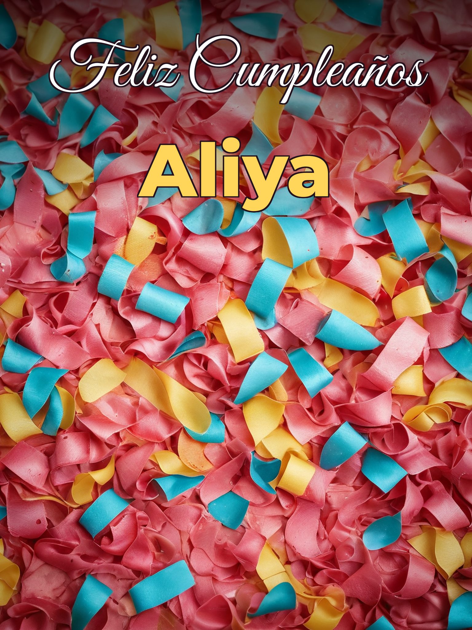 Feliz cumpleaños aliya