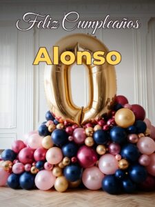 Feliz cumpleaños alonso