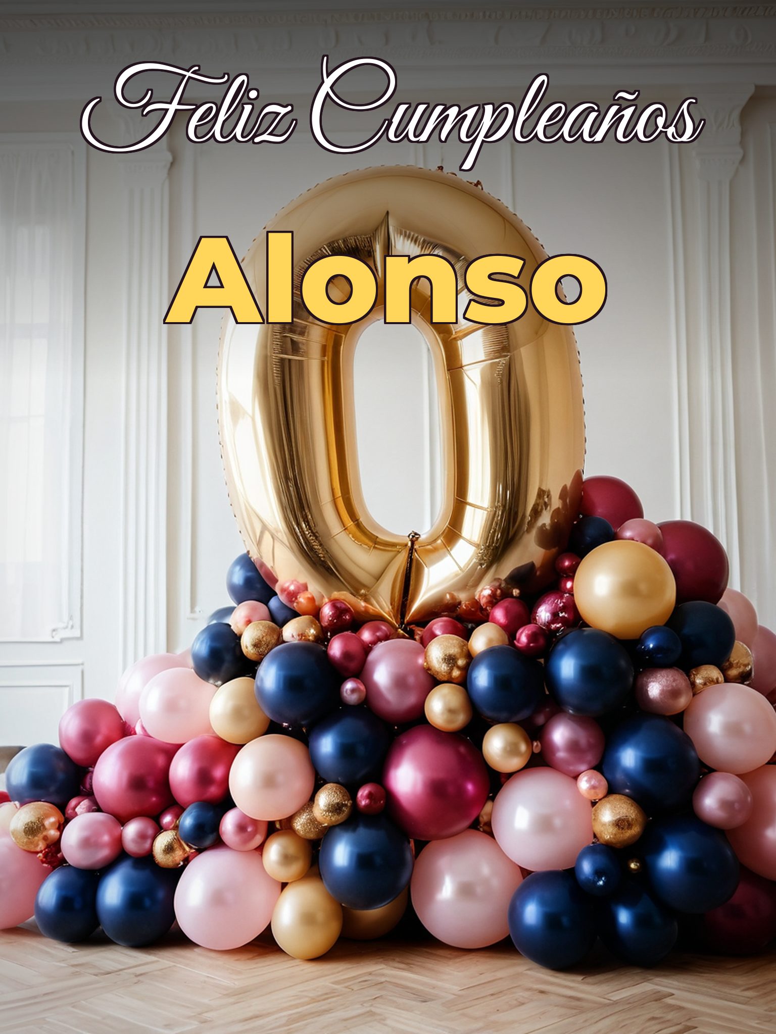 Feliz cumpleaños alonso